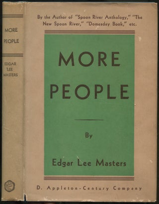 Item #434786 More People. Edgar Lee MASTERS
