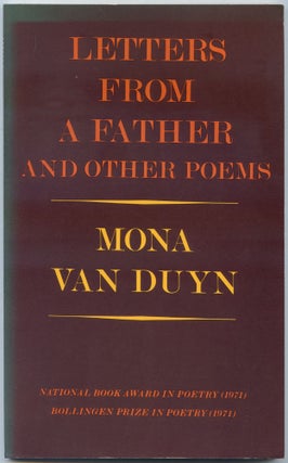 Item #434899 Letters From a Father: And Other Poems. Mona Van DUYN