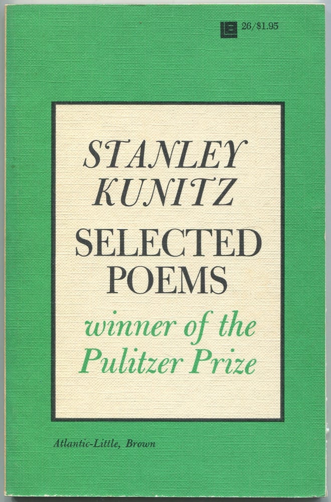 Item #434992 Selected Poems 1928-1958. Stanley KUNITZ.