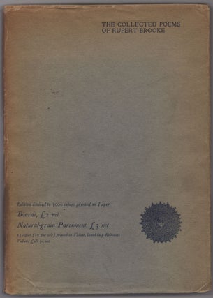 Item #435008 The Collected Poems of Rupert Brooke. Rupert BROOKE