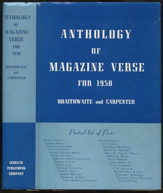 Item #435252 Anthology of Magazine Verse for 1958 and Anthology of Poems from the Seventeen...