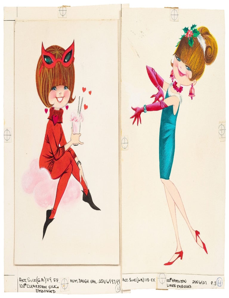 Archive]: Original Greeting Card Art for Norcross Greeting Cards