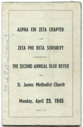 Item #435527 (Program): Alpha Chi Zeta of Zeta Phi Beta Sorority Presents The Second Annual Blue...