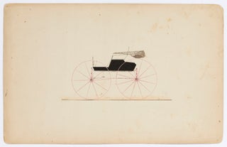 Ten Original 19th Century Carriage Drawings
