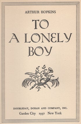To a Lonely Boy