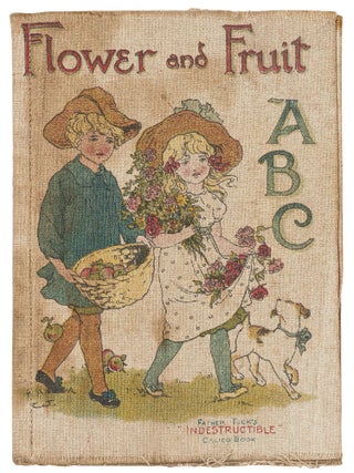 Item #436627 [Linen Book]: Flower and Fruit ABC