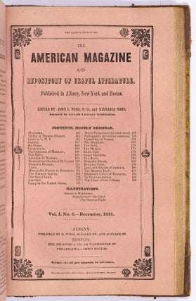 The American Magazine, and Repository of Useful Literature. Devoted to Science, Literature, and Arts, and Embellished with Numerous Engravings. Vol. I and II (complete)