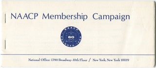 Item #436871 [Cover title]: NAACP Membership Campaign