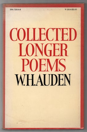 Item #437038 Collected Longer Poems. W. H. AUDEN