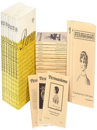 Item #437098 Persuasion: The Jane Austen Society of North America (or Persuasions). No. 1- No....