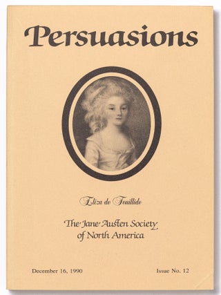 Persuasion: The Jane Austen Society of North America (or Persuasions). No. 1- No. 26, plus two Occasional Papers