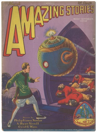 Item #437212 [Pulp magazine]: Amazing Stories — March 1929 (Volume 3, Number 12). Philip...