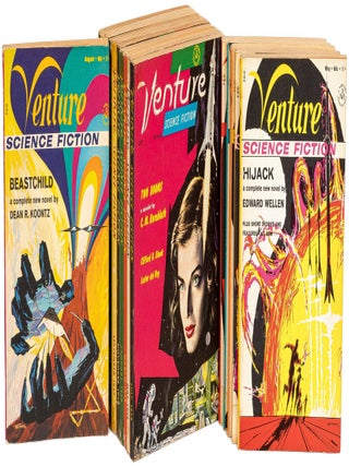 Item #437222 Venture Science Fiction Magazine (complete in 16 issues). Theodore STURGEON, Keith...