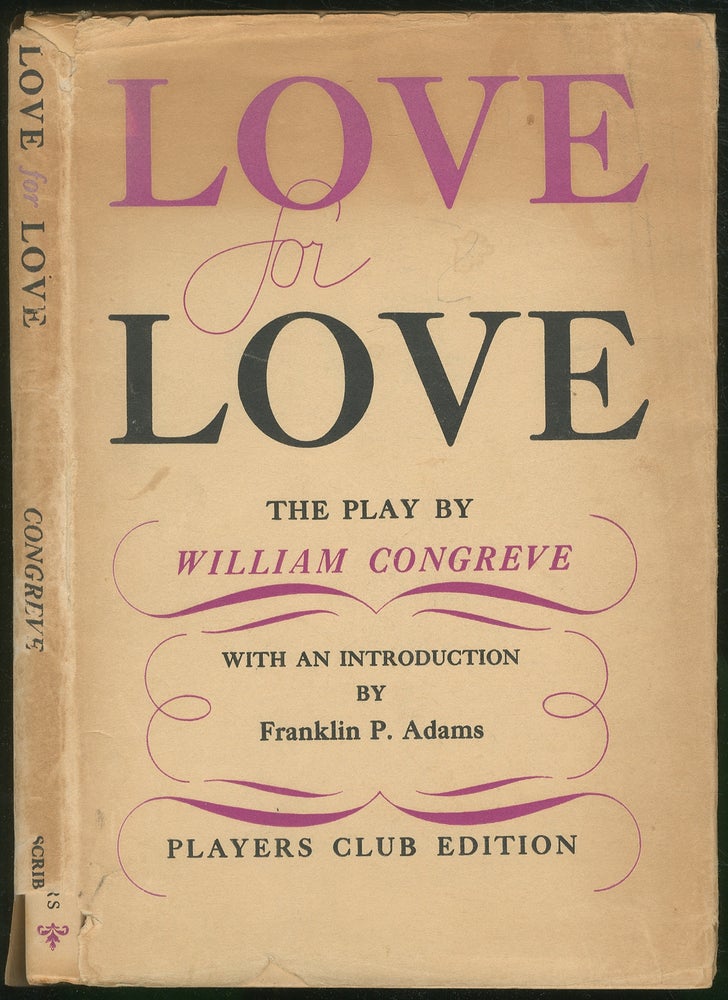 Item #437332 Love for Love. William CONGREVE.