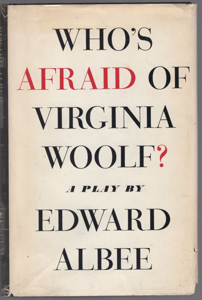 Item #437704 Who's Afraid of Virginia Woolf? Edward ALBEE.