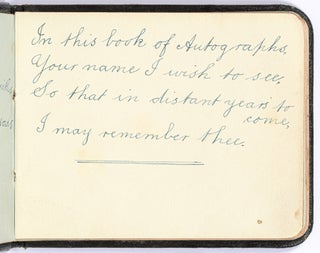 [Autograph Album]: "From Misses Shoesmiths to Doris N. Meads"