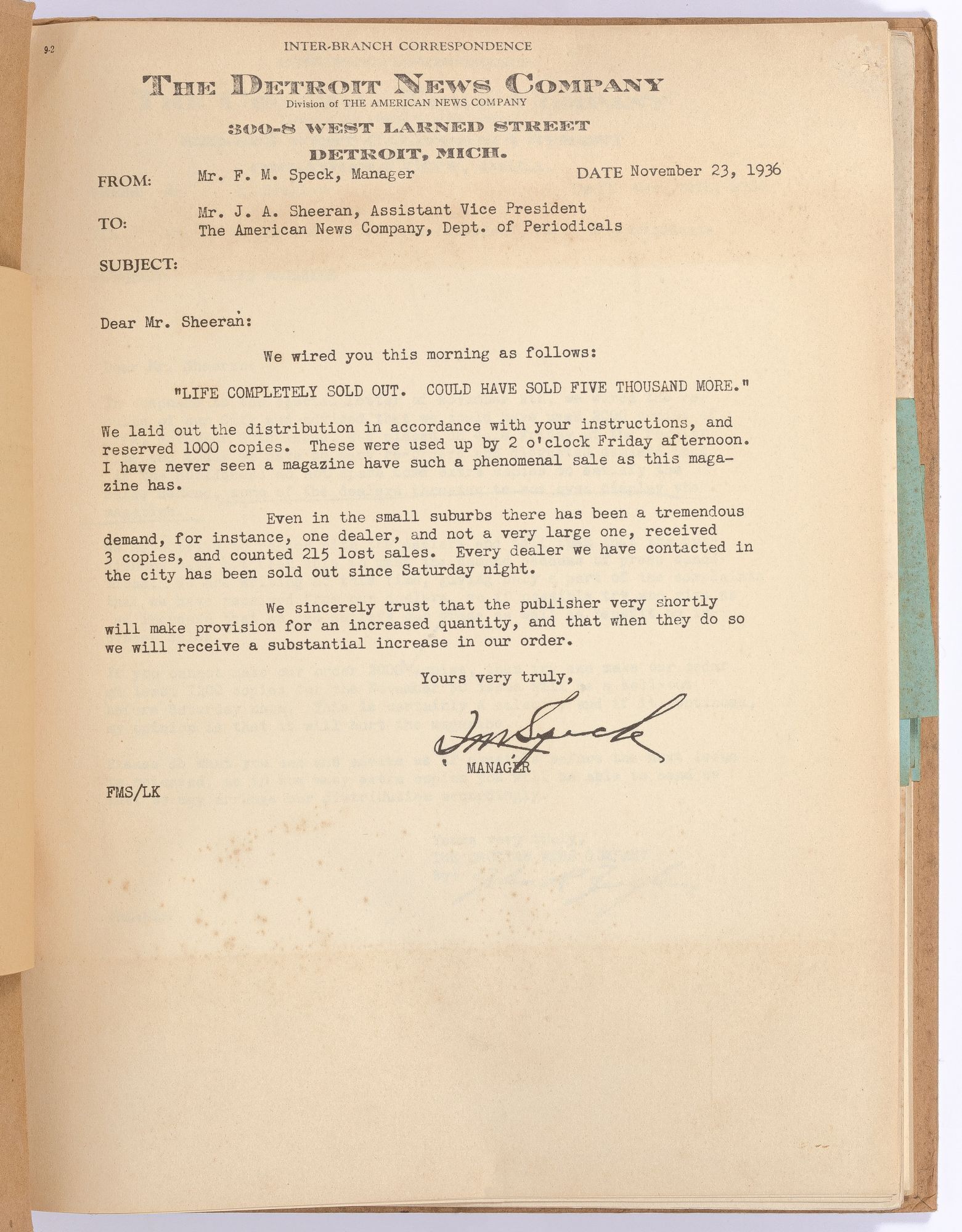 Facsimile Scrapbook : Coming to Life Life Magazine