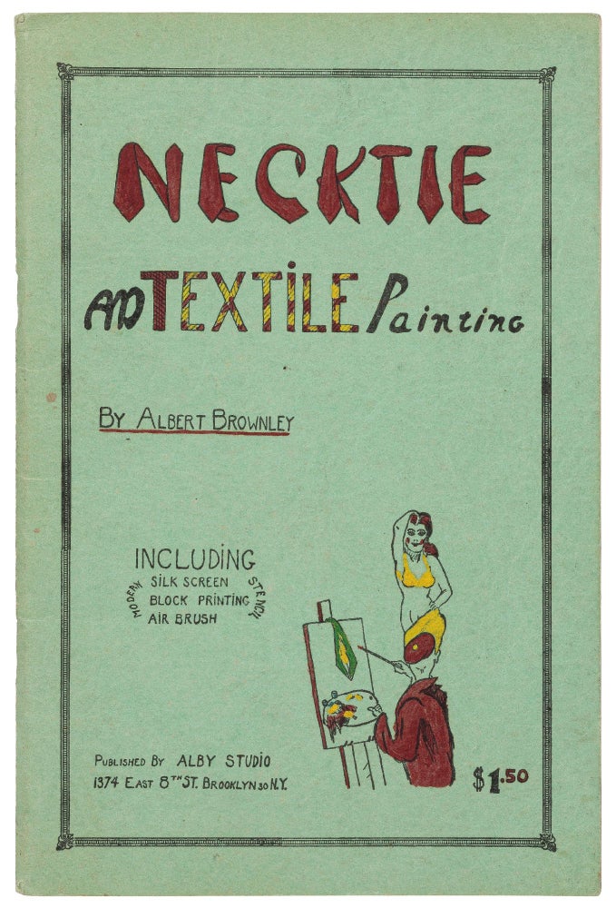 Item #438569 Necktie and Textile Painting. Albert BROWNLEY.