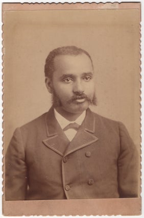 Item #438696 [Cabinet card]: Portrait of a Cuthbert, Georgia African-American Man