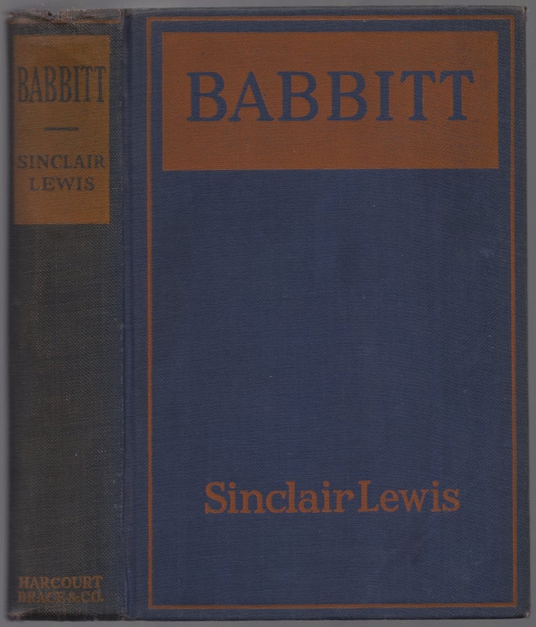 Item #439251 Babbitt. Sinclair LEWIS.