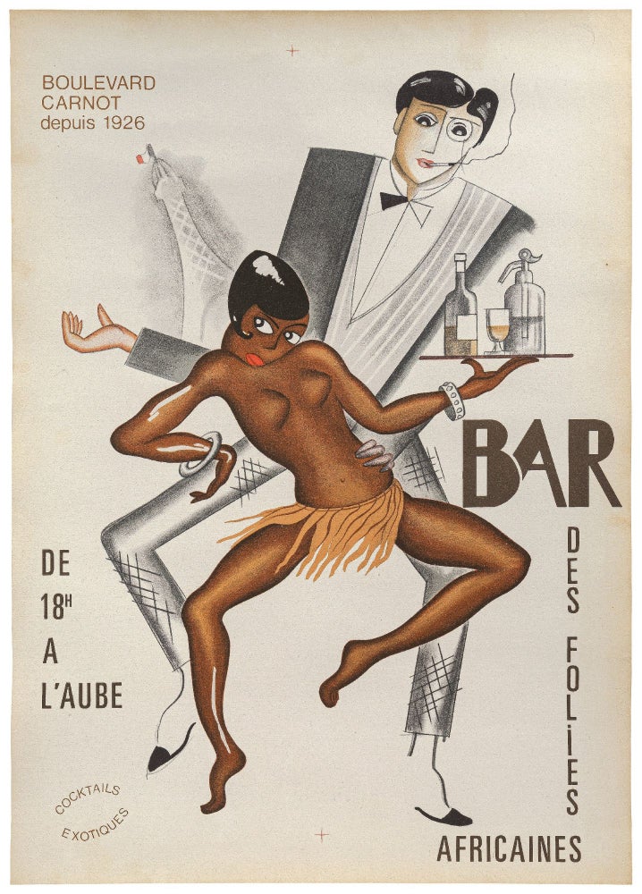 Item #439293 [Poster]: Bar Des Folies Africaines. Josephine BAKER.
