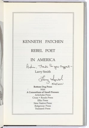 Kenneth Patchen: Rebel Poet in America