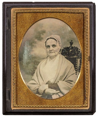 Item #439308 Daguerreotype Portrait of Lucretia Mott, circa 1849. Samuel BROADBENT, after
