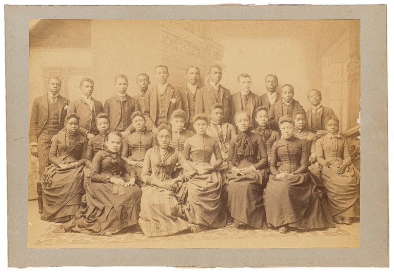 Item #439556 Large Photographic Class Portrait of an African-American High School Class from Norfolk, Virginia