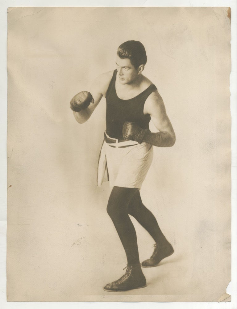Photograph of Gene Tunney in Boxing Trunks. Gene TUNNEY.