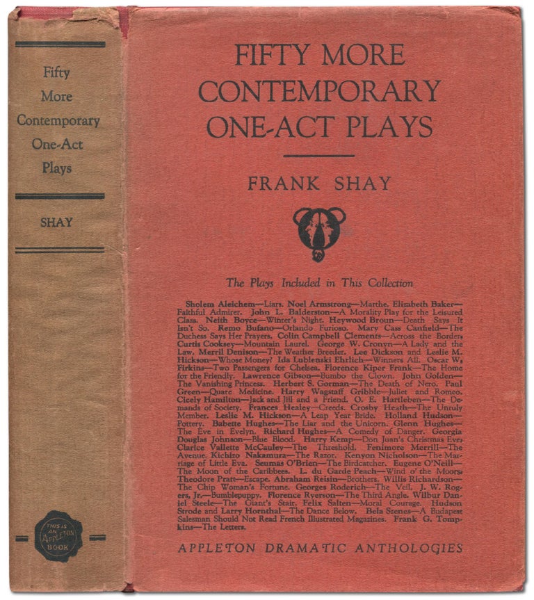 Item #439605 Fifty More Contemporary One-Act Plays. Georgia Douglas JOHNSON, Frank SHAY.