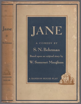 Item #439829 Jane: A Comedy. S. N. BEHRMAN