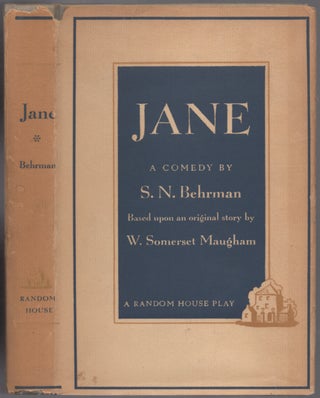 Item #439965 Jane: A Comedy. S. N. BEHRMAN