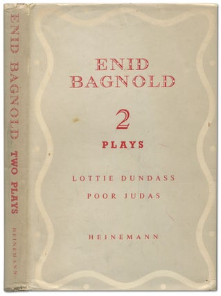 Item #440033 2 Plays. Enid BAGNOLD