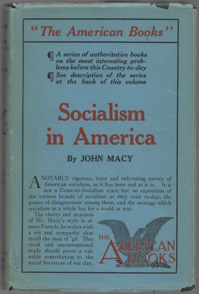 Item #440113 Socialism in America. John MACY.