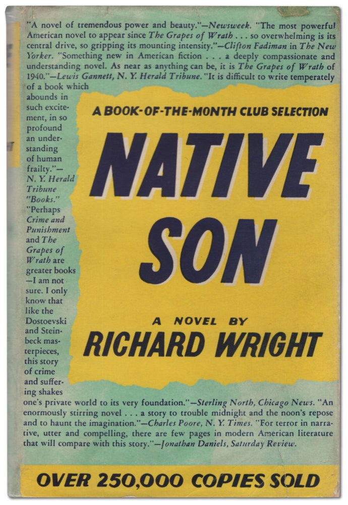 Item #440205 Native Son. Richard WRIGHT.