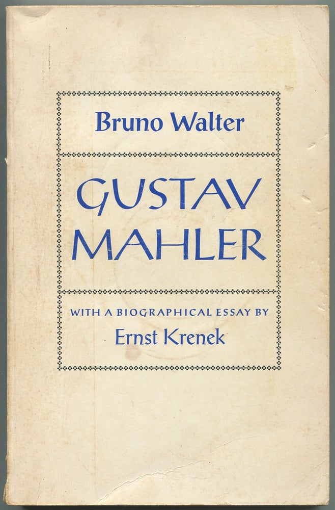Item #440793 Gustav Mahler. Bruno WALTER.