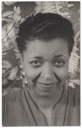 Item #440884 Portrait photograph of Ethel Waters. Carl VAN VECHTEN, Ethel Waters