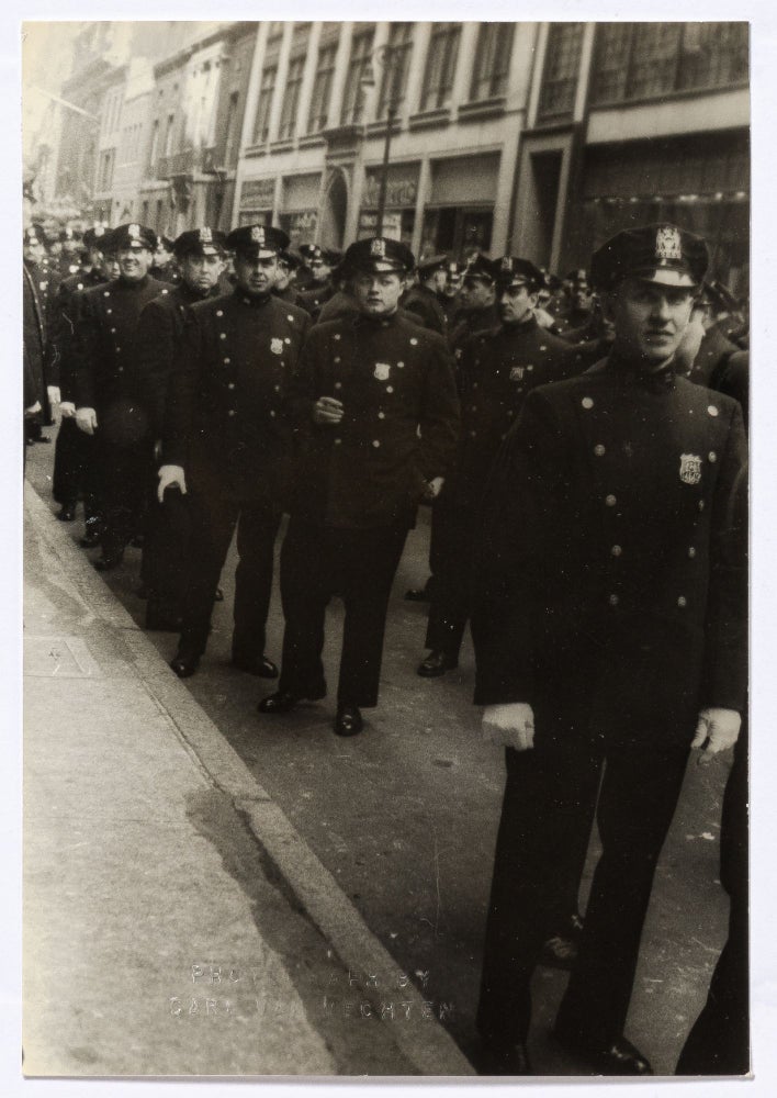 Item #440968 Photograph of the St. Patrick's Day Parade, New York. Carl VAN VECHTEN.
