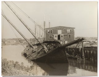 Item #441030 Photograph of Capsized Boat in Gloucester, Massachusetts. Carl VAN VECHTEN