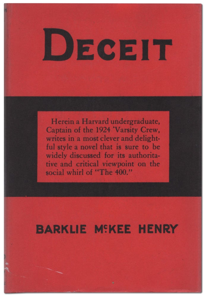 Item #441171 Deceit. Barklie McKee HENRY.