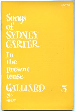 Item #441463 Songs of Sydney Carter: In the Present Tense: Book 3