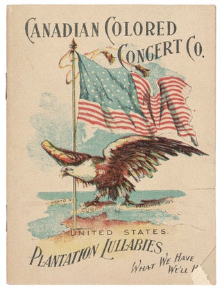 Item #441825 Songs Sung by The Canadian Colored Concert Co. The Royal Paragon Male Quartette and...