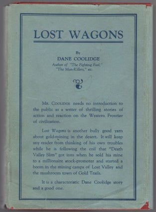 Item #441875 Lost Wagons. Dane COOLIDGE
