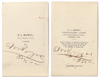 Two Signed CDVs of Maung Shaw Loo
