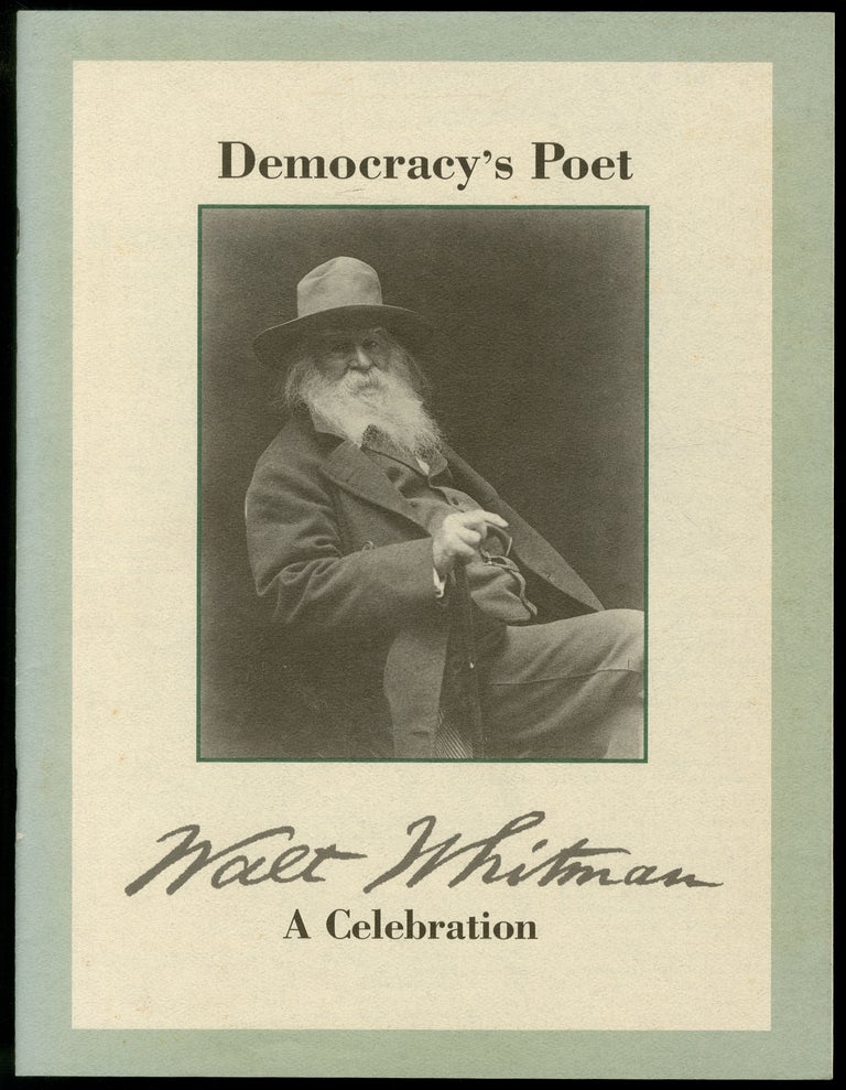 Item #442817 Democracy's Poet: Walt Whitman A Celebration