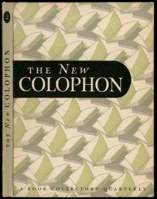 Item #442855 The New Colophon: A Book Collectors' Quarterly, April 1948