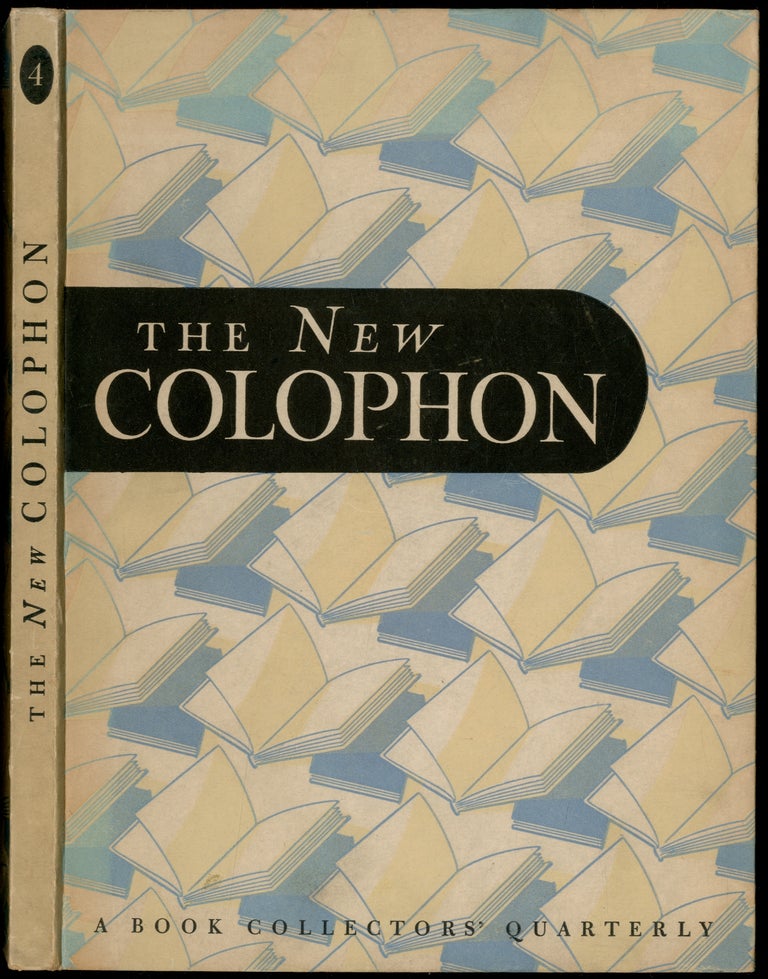 Item #442861 The New Colophon: A Book Collectors' Quarterly, October 1948 [with a Signed lithograph bound in]