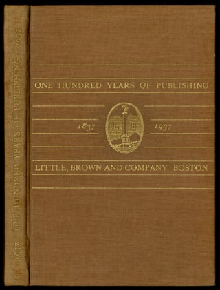 Item #443214 One Hundred Years of Publishing, 1837-1937