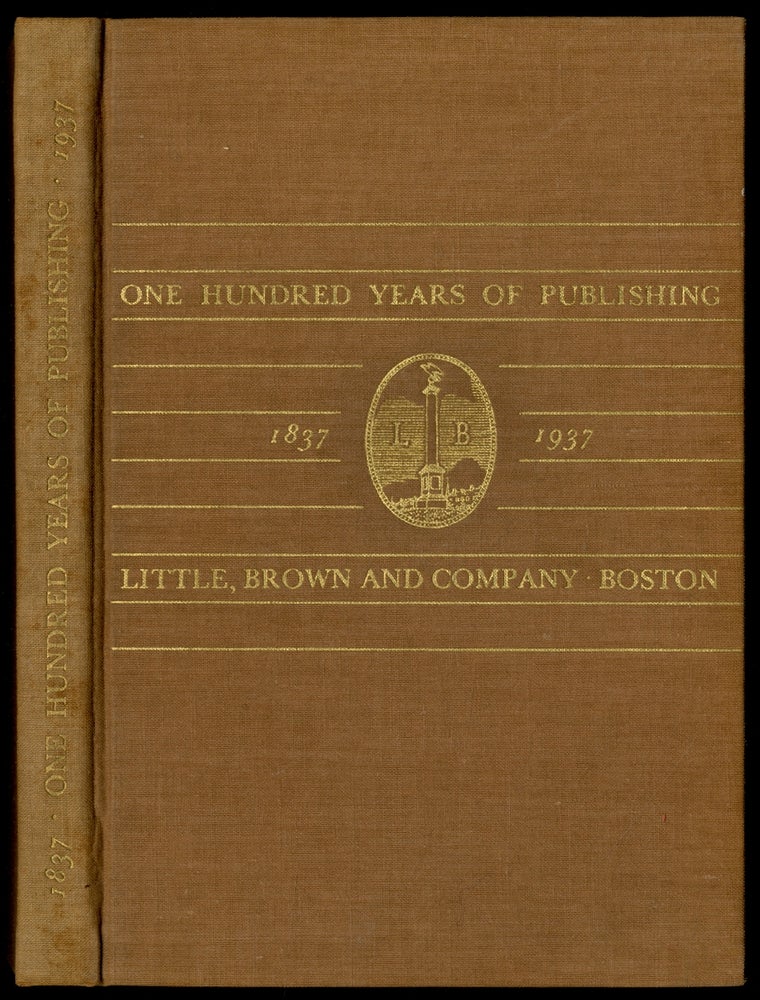 Item #443214 One Hundred Years of Publishing, 1837-1937