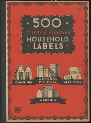 Item #443292 500 Assorted Gummed Household Labels